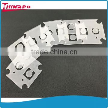 Custom made super thin silicone gasket transparent rubber pad