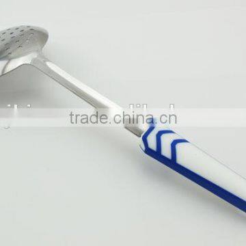 Soft Touch Effect Handle Type Stainless Steel Cooking Strainer