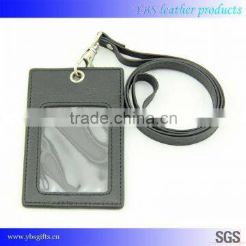 Soft PU Leather Bus Card Holder Business Card Holder With Window photo-2