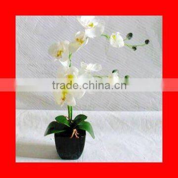 Decorative potted orchid - artificial arrangement