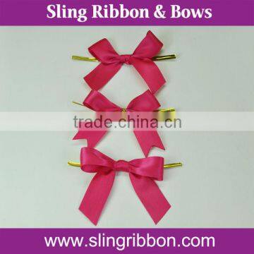 Cheapest Gift Packaging Polyester Ribbon Bows