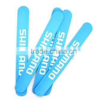 Promotion customized silicone slap bracelet, slap band