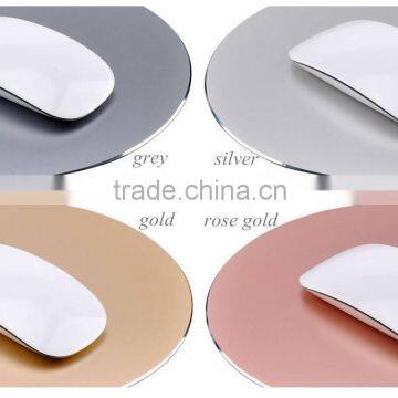 Round shape metal mouse pad, aluminum alloy metal mouse mat, metal mouse pad