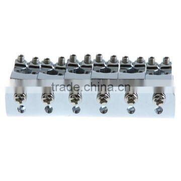 Guitar Parts 65mm Chrome 6 Strings Saddle Hardtail Bridge Top Load photo-4