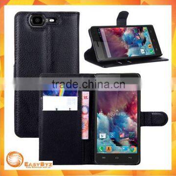 Wallet Leather Cover Stand Flip Case for wiko highway