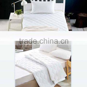 2016 Hot Selling Custom Full Size Waterproof Mattress Protector/Plastic Fitted Mattress Cover