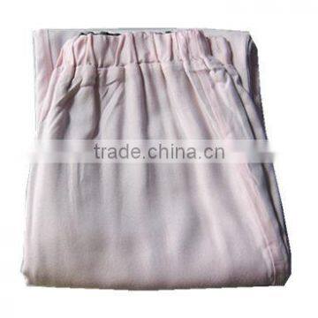 Double Fabric Color Women Sleep Wear Pants photo-3