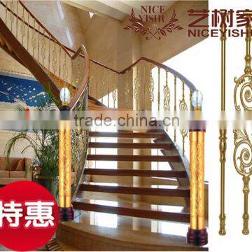 Decorative wrought iron stair railing suppliers / stair railing