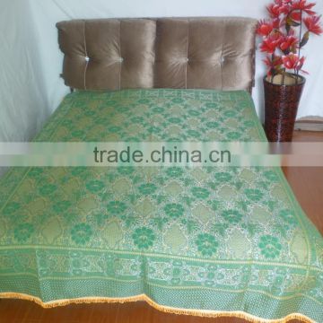 jacquard blanket with 60 cotton 40 acrylic and made from china blanket factory