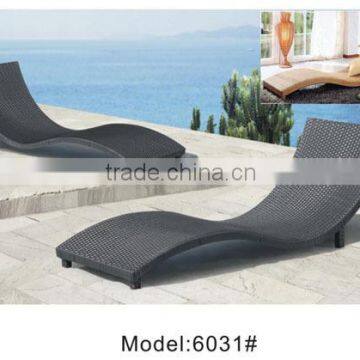 Swimming pool accessory of rattan chair daybed sunbed