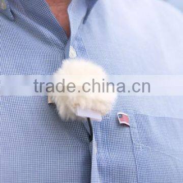 Laple Mic 2M Long Cable With Fuzzy High Senstivity for Intercom System and Sports Camera Anti-wind Noise photo-5