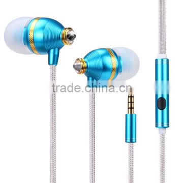 In Ear Headphones Earphones Wired Earbuds 3.5mm Bass Stereo Headsets with Microphone & Remote Control Earpieces mobile phone