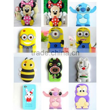 3D Cute Soft Silicone Phone Case For Apple iPhone 4S Cartoon Disney Animals