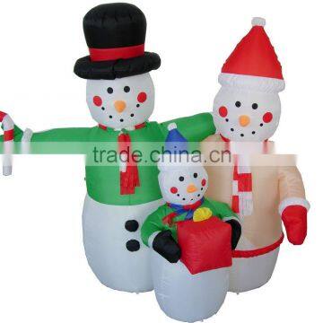 Inflatable Christmas snowman