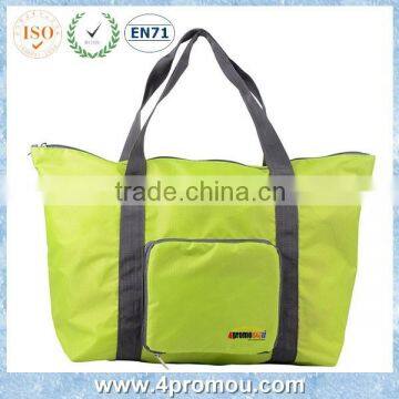 Packable shoulder tote bag & foldable traveling bag big tote bag