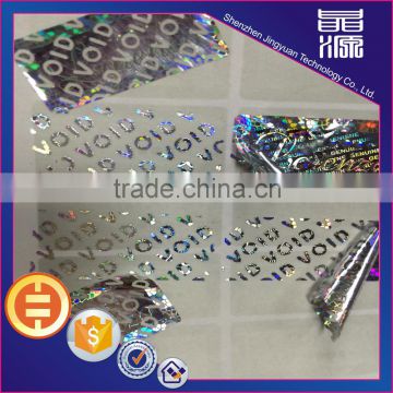 Manufacture tamper proof hologram stickers