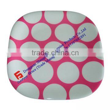 Square Melamine Plate Melamine Colored Plate photo-2
