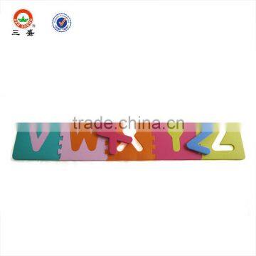 kids alphabet and number puzzle foam mat/baby number puzzle mat/alphabet puzzle mat
