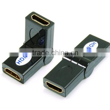 HDMI female to female adapter rotating 180 degree