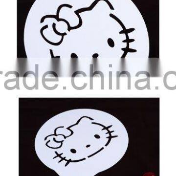 Heart Style Fancy Happy Birthday Cake Spray Mold / Coffee Tiramisu Spray Mold,Cake Stencils photo-2