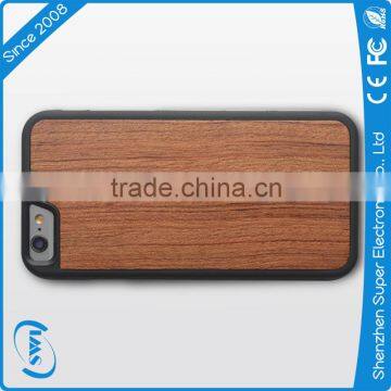 Real Nature Blank TPU Wooden Case Cellphone Cover For Iphone 6 6S 6 Plus photo-6