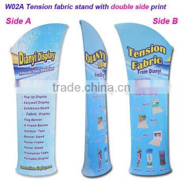 Tower stand/promotion counter fabric display