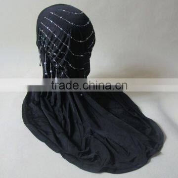 cotton jersey hijab rhinestone hijab islamic fashion party hijab