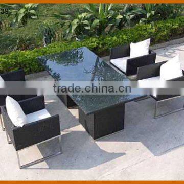 5PCS Simple Style Rattan Dining Set Furniture