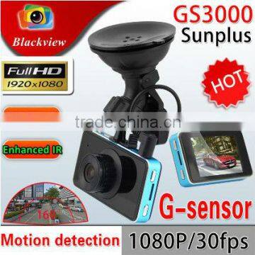 Blackview Newest Car DVR GS3000 1080P full HD GPS Car Camera Recorder Registrator 160 Degree Wide Angle H.264 HDMI