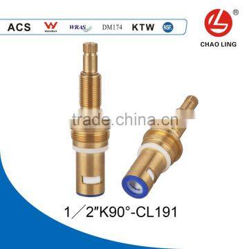 1/2 quick open brass cartridge upc shower faucet cartridge