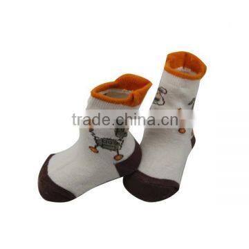 GSB-57 Bulk High Quality Custom Fashion Organic Cotton Baby Socks 3D