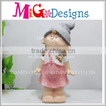 New Magnesia Child Statue Garden Figures For Outdoor Decoration