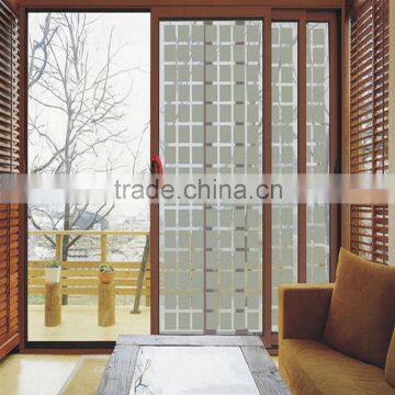 2015 latest design wooden glass doors