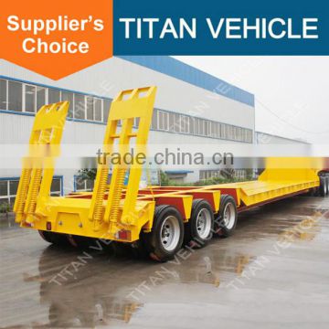 TITAN Quad Axle 60 Ton Heavy Duty Lowbed Lowboy Trailer For Sale Used