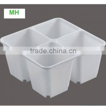 Environmental Friendly White Plastic Seed Tray