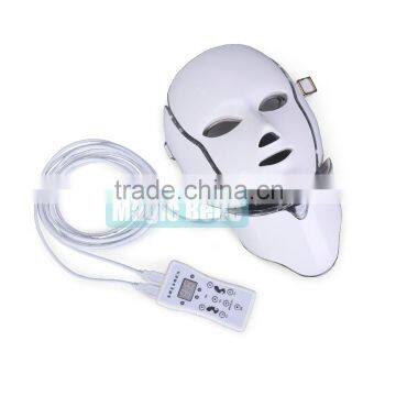 2016 Hot Sale Skin Tightening Anti Acne Wrinkle Removal Therapy 7 Colors PDT LED Facial Mask for Salon Use