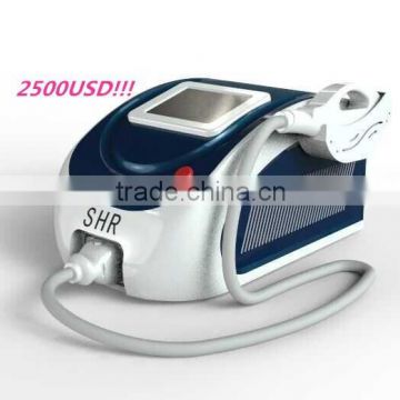 2016 newly designed model for ipl shr hair removal machine beauty machine