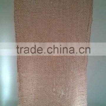 Beige Scarf and Shawl Genuine Naturally Dyed Colour Handmade Handcraft Weaving Scarfs & Shawls from Thailand