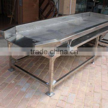 Vegetable Vibration Dehydrator Dewater Dewatering Machine(1.8meter Length) photo-4