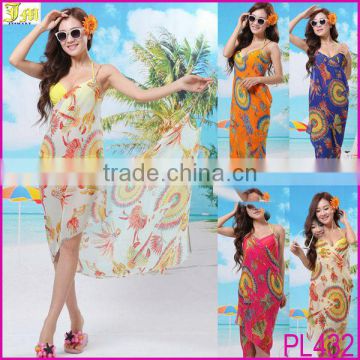 New Sexy Open Back One Piece Wrap Beach Dress Swim Wear Bikini Cover Up Summer Dress Online