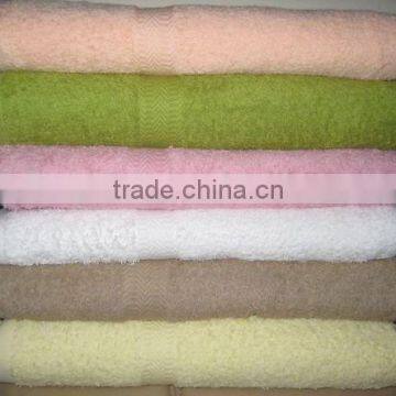 100 % cotton bright color Hotel towel sets