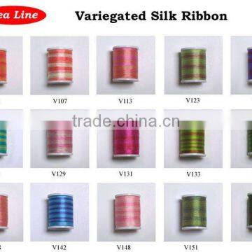 Variegated Silk Ribbon