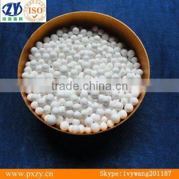 activated alumina ball,used as absorbent desiccant and catalyst carrier.Vacuum systems