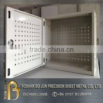 custom fabrication perforated network cabinet products for sale