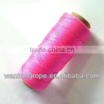 #18 (1.5mm) x 500 Feet Premium Pink Braided Nylon Mason Twine