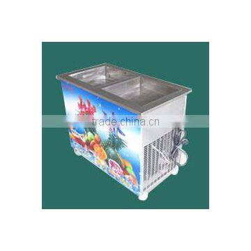 guangzhou newest commercial automatic energy-efficiency fried ice cream machine with CE certification