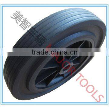 Pushing cart wheel solid rubber tyre 12X2