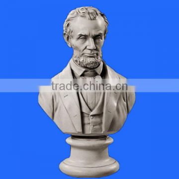 Handmade Abraham Lincoln Famous American President Resin Bust