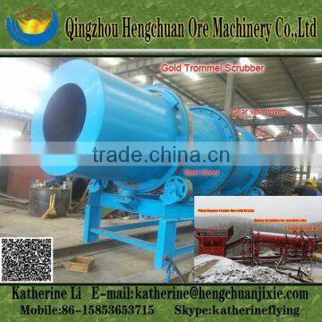 200T/H Capacity Sticky Clay Alluvial Gold Mining Equipment for Ghana