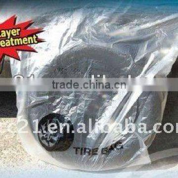 Clear Plastic Tire Bag